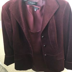 Velvet Brazer with Matching Shell